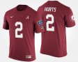 #2 Jalen Hurts Bowl Game University of Alabama Sugar Bowl Men Crimson T-Shirt 567709-315