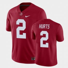 #2 Jalen Hurts Limited Bama Mens Crimson Jerseys 954974-545