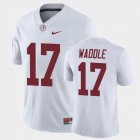 #17 Jaylen Waddle College Football Alabama Game Men White Jersey 380317-978