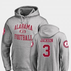#3 Kareem Jackson Neutral Zone Bama College Football Men Ash Hoodies 282883-929