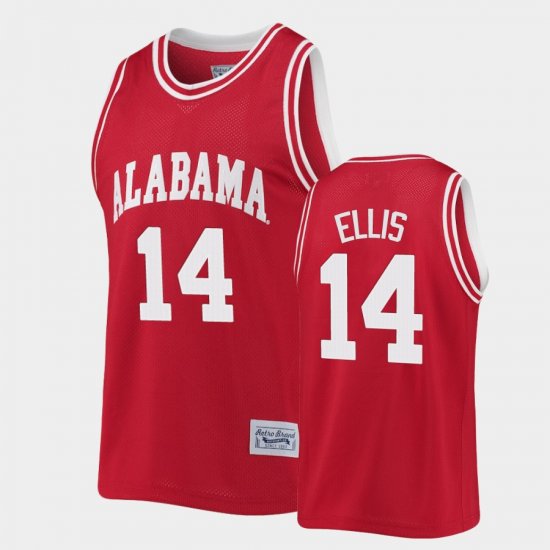 #14 Keon Ellis Commemorative Basketball University of Alabama Classic Men\'s Crimson Jerseys 156514-305