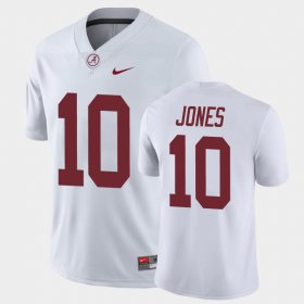 #10 Mac Jones College Football Alabama Crimson Tide Game Mens White Jersey 211746-501