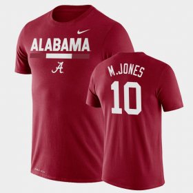 #10 Mac Jones Team DNA Alabama Legend Performance Men's Crimson T-Shirts 582871-646