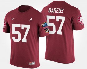 #57 Marcell Dareus Bowl Game Bama Sugar Bowl Men Crimson T-Shirts 806490-982 #57 Marcell Dareus Bowl Game Bama Sugar Bowl Men Crimson T-Shirts 806490-982