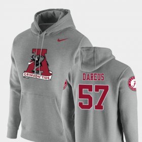 #57 Marcell Dareus Vault Logo Club Bama Pullover Mens Heathered Gray Hoodie 972036-216