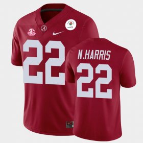 #22 Najee Harris 2021 Rose Bowl Alabama Crimson Tide Champions Men Crimson Jerseys 274958-294