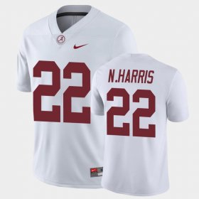 #22 Najee Harris College Football Bama Game Men's White Jersey 953495-717
