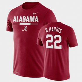 #22 Najee Harris Team DNA Alabama Crimson Tide Legend Performance Mens Crimson T-Shirt 677634-396
