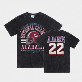 #22 Najee Harris Vintage Tubular Alabama Crimson Tide 1979 Sugar Bowl Men Black T-Shirt 967169-938 #22 Najee Harris Vintage Tubular Alabama Crimson Tide 1979 Sugar Bowl Men Black T-Shirt 967169-938