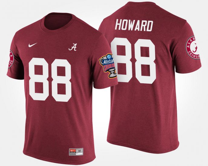 #88 O.J. Howard Bowl Game Bama Sugar Bowl Men Crimson T-Shirts 560262-997