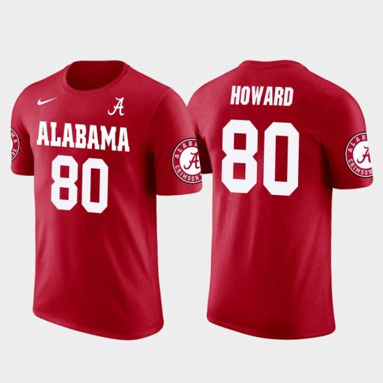 #80 O.J. Howard Future Stars University of Alabama Tampa Bay Buccaneers Football Men\'s Red T-Shirt 721259-171