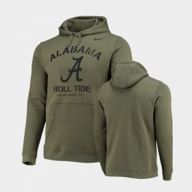 Stencil Arch University of Alabama Club Fleece Men Olive Hoodie 700182-384
