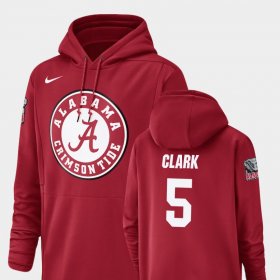 #5 Ronnie Clark Champ Drive Bama Football Performance Men's Crimson Hoodies 898392-851