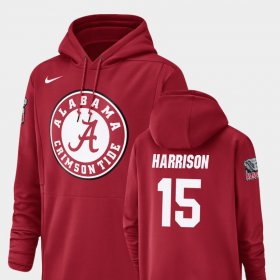 #15 Ronnie Harrison Champ Drive Bama Football Performance Mens Crimson Hoodie 385646-829