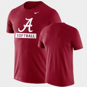 Drop Legend Bama Performance Softball Men Crimson T-Shirts 129113-988