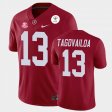 #13 Tua Tagovailoa 2021 Rose Bowl Alabama Champions Men Crimson Jerseys 814949-981