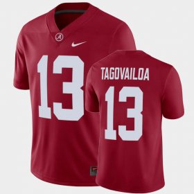 #13 Tua Tagovailoa Alumni Bama Player Mens Crimson Jerseys 742366-497
