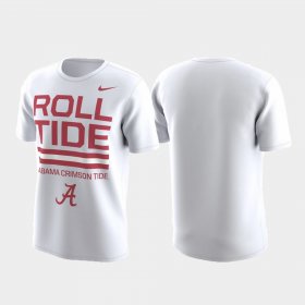 Local Verbiage Bama Performance Men White T-Shirts 636095-737