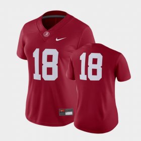 #18 Game Bama Women Crimson Jerseys 556159-864