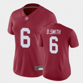 #6 DeVonta Smith Game Bama Women's Crimson Jerseys 201376-454