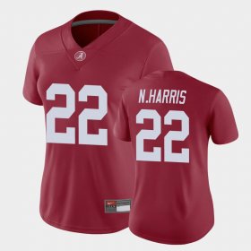 #22 Najee Harris Game Bama Womens Crimson Jerseys 723656-853