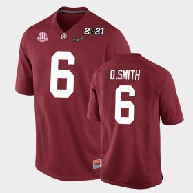 #6 DeVonta Smith 2021 National Championship Alabama Crimson Tide Replica Youth Crimson Jersey 904184-561