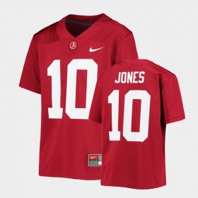 #10 Mac Jones College Football Bama Alumni Youth Crimson Jerseys 224881-603
