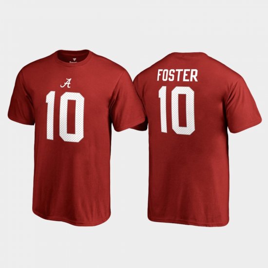 #10 Reuben Foster College Legends University of Alabama Name & Number Youth Crimson T-Shirt 718933-416
